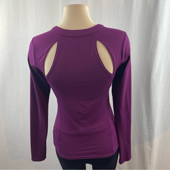 ALO Yoga Wine Color Mantra Long Sleeve Shirt XS - Picture 3 of 12